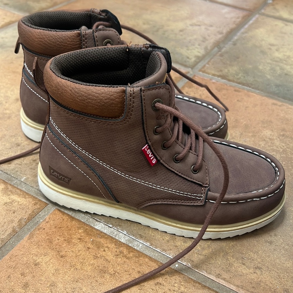 New Kids Levi Boot Brown Size 3